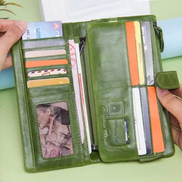 Women's Large Capacity Leather Wallet