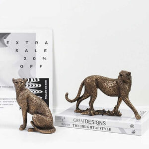 Vintage African Leopard Figurine