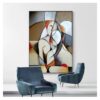 Modern abstract painting titled 